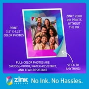 HP Sprocket Photo Booth Printer, ZINK Zero Ink Technology, Includes ZINK Paper and Carrying Case