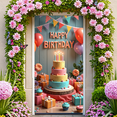 thumbnail image 4 of Colorful Balloons Happy Birthday Cake Party Banner for Birthday Party Kids Celebration Event Decoration, 4 of 7