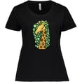 thumbnail image 3 of Inktastic Giraffe Silhouette Women's Plus Size T-Shirt, 3 of 5