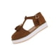 thumbnail image 2 of Zapatos de plataforma en forma de T hueca Baotou con borlas de verano, sandalias con hebilla de gamuza Wmkox8yii  shjk4862, 2 of 9