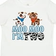 thumbnail image 4 of Inktastic Moo Moo I'm 2 with Cute Holstein Cows Boys or Girls Toddler T-Shirt, 4 of 5