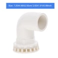 thumbnail image 2 of Miangastore 2 Pcs Aquarium Pipe Connectors Elbow Fish Tank Connectors Fish Tank Elbow Tubes, 2 of 8