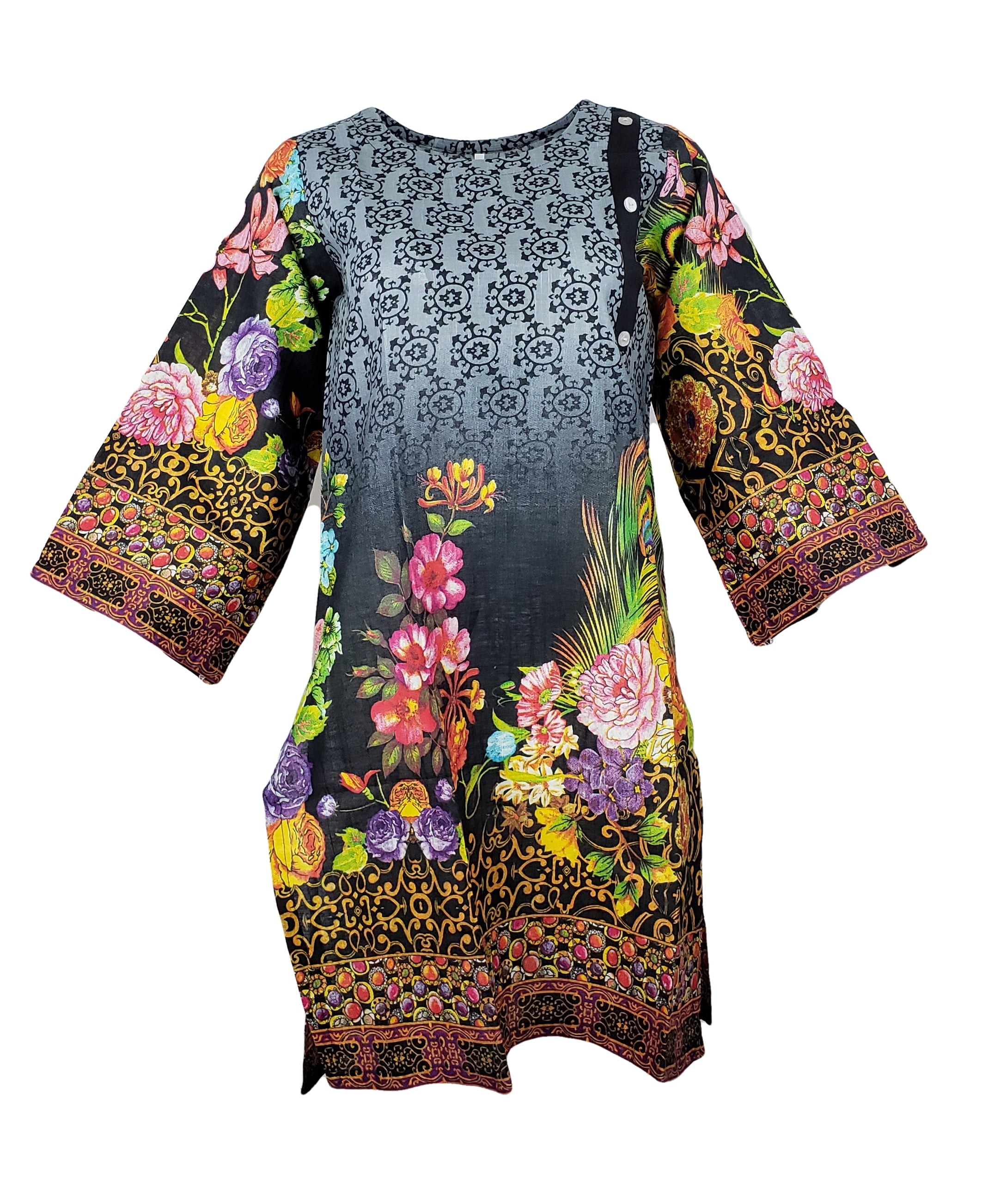Ishdeena Printed Pakistani Khadi Kurtis For Women Ready To Wear Tunic Tops Shirts For Ladies 1 Piece Walmart Com Walmart Com Ishdeena Printed Pakistani Khadi Kurtis For Women Ready To Wear Tunic Tops Shirts For Ladies 1 Piece Walmart Com Walmart Com