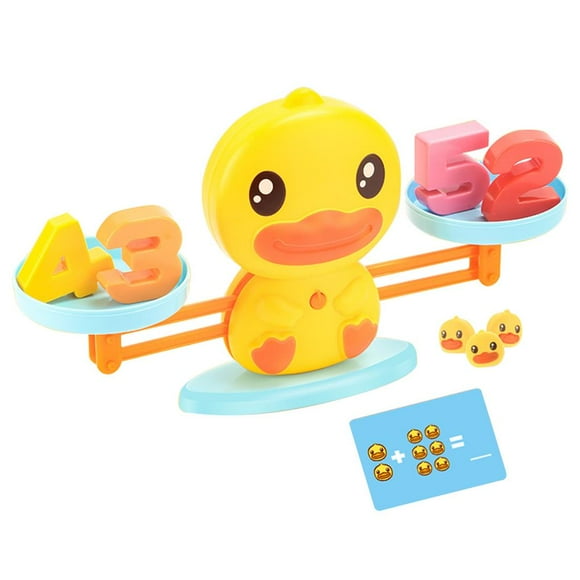 maskred Cartoon Duck Balance Math Game for Kids Fun Educational Toys Addition Subtraction Math Toys