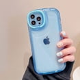 thumbnail image 6 of Compatible with iPhone 13 Pro Case with Clear Kickstand Creative Protective Design Case with Camera Holder for TPU Slim Shockproof Cool Phone Case for iPhone 13 Pro-Blue, 6 of 13