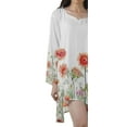 thumbnail image 3 of Moomaya Robe de Cocktail Imprimée à Manches Longues Tenues de Noël Robe Courte pour les Fêtes, 3 of 4