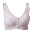 thumbnail image 4 of Censtreet Women Front Closure Post Surgery Compression Everyday Bras for Mastectomy Support with Adjustable Straps Wirefree, 4 of 8