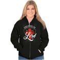 thumbnail image 4 of Transformed By Lord Religious Jesus Zip Up Hoodie Men's Women's Brisco Brands L, 4 of 6