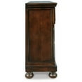 thumbnail image 4 of Ashley Furniture Porter 7-Drawer Traditional Wood Dresser in Dark Brown, 4 of 7