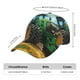 thumbnail image 2 of Fotbe Green Tractor Field Gorro Clásico de Béisbol, Gorra Ajustable con Broche Snapback, Gorro de Exterior de Algodón Suave, 2 of 6