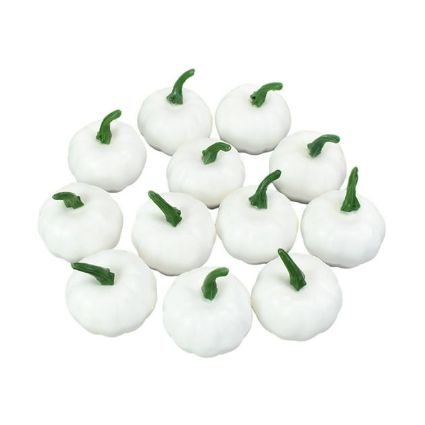 12 Uds. Modelo de calabazas falsas, Mini calabazas de simulación, modelo DIY, Mini accesorios de espuma para Halloween, fiesta de Halloween, decoració M