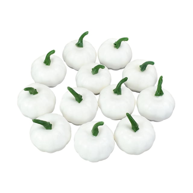 12 Uds. Modelo de calabazas falsas, Mini calabazas de simulación, modelo DIY, Mini accesorios de espuma para Halloween, fiesta de Halloween, decoració M