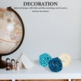 thumbnail image 2 of 15 bolas decorativas de mimbre, color azul claro, blanco, bolas de ratán, color blanco, baby shower, cumpleaños, boda real, aniversario, fiesta, centros de mesa, festival, decoración de eventos, 2 of 7