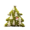 thumbnail image 2 of Twfbrm Christmas Tree Pillows, Christmas Decorations 20 Inch Teddy Fleece Stuffed Xmas Tree Throw Pillow, Cute Soft Plush Tree Shaped Pillow Winter Holiday Decorative Cushion for Sofa Couch Bed, 2 of 6