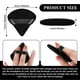 thumbnail image 2 of 12 Pieces Powder Puff Face Triangle Makeup Puff for Loose Powder Soft Body Cosmetic Foundation Sponge Mineral Powder Wet Dry Makeup Tool (Black, Pink), 2 of 4