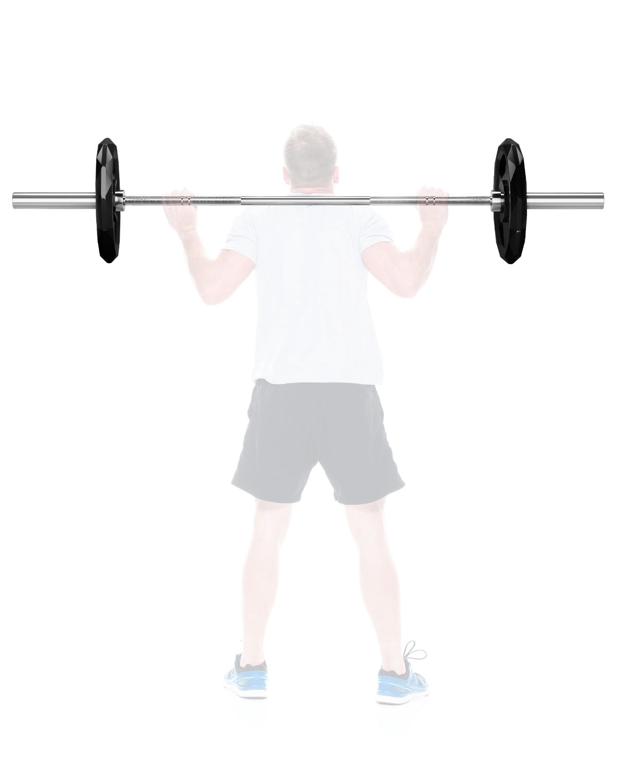 Memoryfield 7ft Barbell for Weightlifting & Powerlifting, 1000 lbs Capacity Strength Training Bar for Squats, Deadlifts, Presses, Rows & Curls, Weight Bar Fits 2" Weight Plates