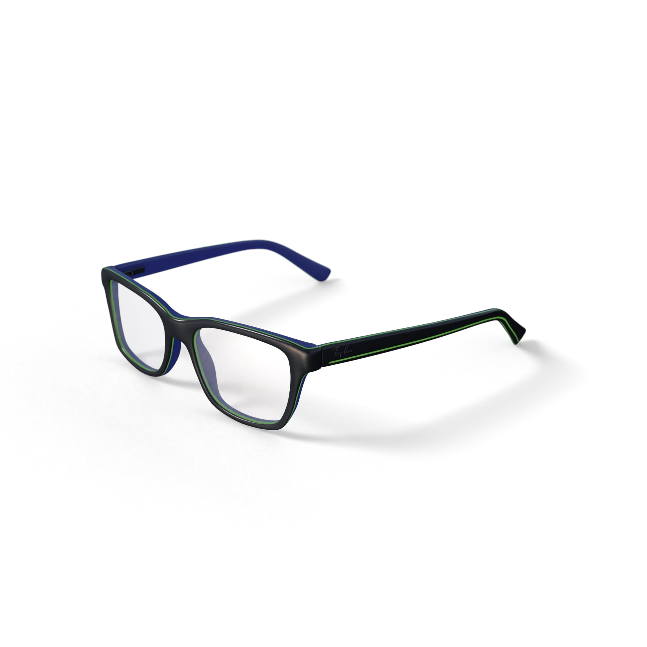 Ray-Ban Youth 0RY1536 Prescription Eyeglasses with Case, Dark Grey