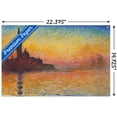 thumbnail image 3 of San Giorgio Maggiore At Dusk by Caude Monet Wall Poster with Push Pins, 14.725" x 22.375", 3 of 3