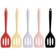 thumbnail image 6 of SZDUDU 2Pack Small Silicone Spatula Turner High Heat Resistant Silicone Turner for Cooking Fish, Eggs, Pancakes and More, Black, 6 of 6