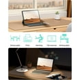 thumbnail image 6 of 23.6" x 13.8" Leather Desk Pad Protector, Office Desk Mat, Large Mouse Pad, Non-Slip PU Leather Desk Blotter, Laptop Desk Pad, Waterproof Desk Writing Pad for Office and Home, 6 of 9