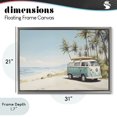 thumbnail image 4 of Stupell Industries Tropical Summer Bus on Shoreline Gray Floating Frame Canvas Art, 31 x 21, by Arlington Prints, 4 of 8