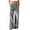 *Gray, variant on ClodeEU Women's Corduroy Button Elastic Waist Wide Leg Pants with Pockets,Solid Color Casual Loose Trousers ,Women's Plus L