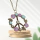 thumbnail image 3 of Colgante Collar Boho Estilo Cadena de eslabones Collares Joyas para Mujeres Hombres Cosplay Accesorios de disfraces , Rosado Sunnimix gargantilla collar, 3 of 7