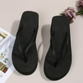 thumbnail image 5 of Women's Orthopedic Wedge Flip Flops Summer Sandals Floral Decor Comfort Casual Walking Dressy Style, 5 of 7