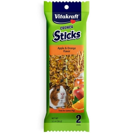 UPC: 0051233317076 | Vitakraft® Apple & Orange Flavor Crunch Sticks for Guinea Pigs 3.5 Oz
