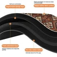 thumbnail image 5 of Experience Ultimate Comfort: Boho Bathroom Rugs, 20x32in, Non-Slip, Ultra Soft, High Absorbency, Machine Washable - Luxury Floor Mat for a Divine Shower, 5 of 5