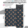 thumbnail image 5 of Dark Blue Football Repeat Pattern Toddler Nap Mats for Kids Preschool,Sleeping Mat Bag or Kids,Toddler Sleeping Bag,Toddler Nap Mat or Daycare, 5 of 6