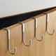 thumbnail image 4 of GOOHOCHY 4pcs ganchos de la puerta de ducha ganchos toallas percha de baño colgadora de acero inoxidable, 4 of 6