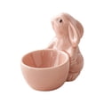 thumbnail image 5 of Esquirla Ceramic Egg Cup for Soft Boiled Egg Kitchen Utensils Display Lunch Dinner Table Centerpiece Easter Bunny Egg Stand Egg Holder pink, 5 of 8