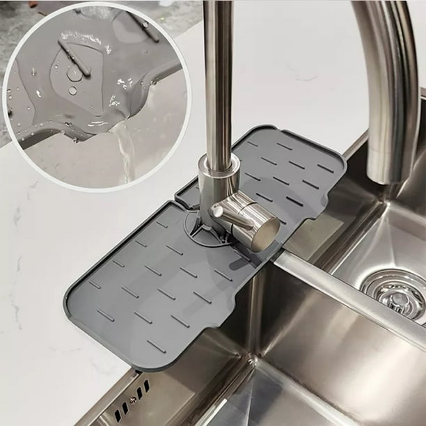 Faucet splash guard mat drying water splash pad silicon mat customized kitchen splash guard for