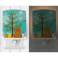thumbnail image 2 of Caroline's Treasures BB4145CNL Merry Christmas Tree Norwich Terrier Ceramic Night Light, 6x4x3", multicolor, 2 of 2