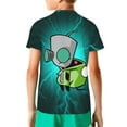 thumbnail image 4 of Invader Zim Kids T-Shirt 3d Printed Graphic T-Shirts Boys And Girls Short Sleeve Shirts For Youth Kids Medium, 4 of 7
