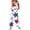 White, variant on JULMCOMO American Flag Jumpsuits for Women 1776 250th Year Plus Size Wide Leg Stars Stripes Overalls Red White Blue Sleeveless Patriotic Rompers with Pockets Light Blue 4XL
