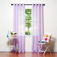 thumbnail image 5 of Quality Home Sheer 2 Panel Curtain Set 108" Length, 5 of 5