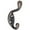 Antique Bronze, variant on National Hardware Coat/Hat Hook - Heavy Duty Satin Nickel - 1 Piece, Multicolor