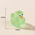 thumbnail image 2 of Resin Figurines Luminous Tiny Glow In The Dark Colorful Cube Shaped Miniature Animal Figure For Garden Aquarium Home Decor, 2 of 5