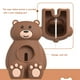 thumbnail image 4 of Soporte Del Cargador Lindo Oso Cargador Inalámbrico Cradle Dock Stand para Apple Watch Ultra 49mm (Marrón), 4 of 7