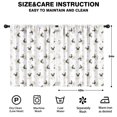 thumbnail image 2 of Blackout Kids Curtains,Pug and Footprints Childrens Insulated Curtains Set Of 2,Bedroom Essentials,Toddler Room Decor 42x54in(106x137cm), 2 of 4