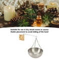 thumbnail image 4 of Tazón De Aromaterapia Para Spa, Accesorios Soporte Redondo Para Aceite De Aromaterapia Para Sauna Mejora La Experiencia Acero Inoxidable Portátil Para Salas De Seco, 4 of 7