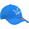 thumbnail image 3 of Men's New Era Blue Detroit Lions Neo 39THIRTY Flex Hat, 3 of 4