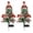2pcs B#3, variant on Solar Christmas Tree Outdoor Waterproof Christmas Decorations,33Inch Led Xmas Trees Lights For Outside Yard Garden Porch Pathway Grave Cemetery Holiday Decor