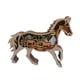 thumbnail image 3 of Adornos de caballo de animales de madera, mesa , silueta Retro, miniaturas, artesanía, escultura, grabado hueco para estante, decoración del Gloria Escultura casera, 3 of 8