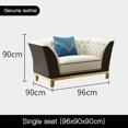 thumbnail image 1 of New Style Light Luxury Palace Style Simple Leather Sofa Modern Master Design Fashionable Home Furniture Set For Living Room My Lux Decor Round, 1 of 12