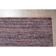 thumbnail image 2 of EORC MT889RD8X10 Hand-Knotted Natural Silk Natural Silk Grass Design Rug, 8' x 10', Red Mix Area Rug, 2 of 5