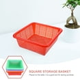 thumbnail image 4 of 10pcs Square Shape Storage Baskets Plastic Storage Baskets (Mixed Color), 4 of 8
