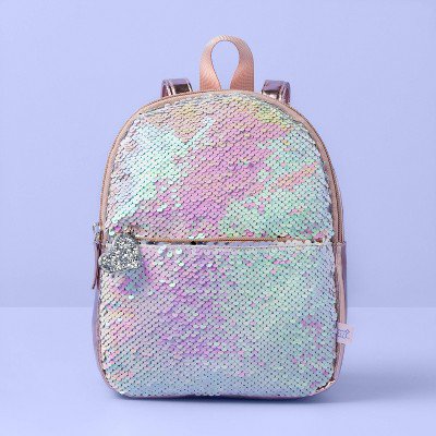 More Than Magic Girls Flip Sequin Mini Backpack More Than Magic Rose Gold Walmart Com Walmart Com